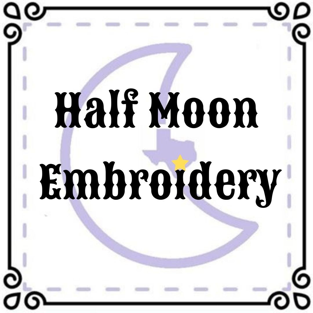 Half Moon Embroidery