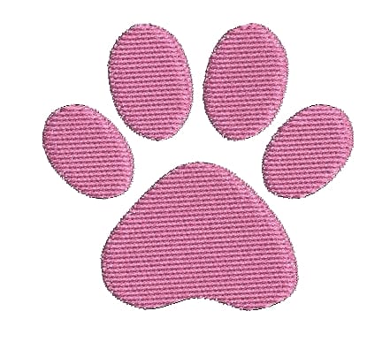 Cat Paw Embroidery Design