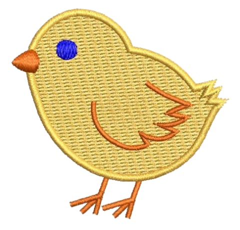 Chick Embroidery Design