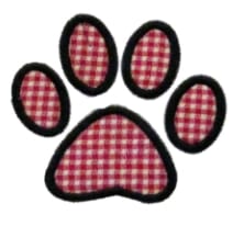 Dow Paw Applique Embroidery Design