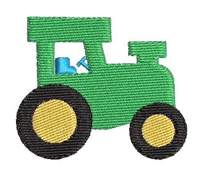 Tractor Embroidery Design