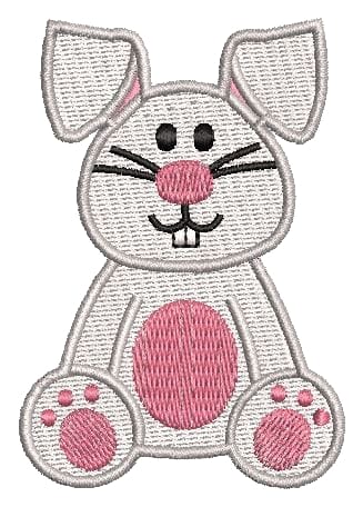 Bunny Embroidery Design