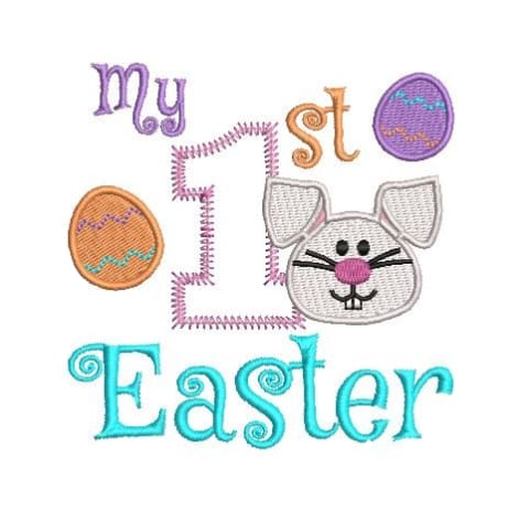 My First Easter Embroidery Design