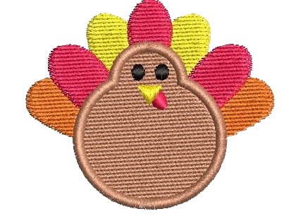 Turkey Embroidery Design