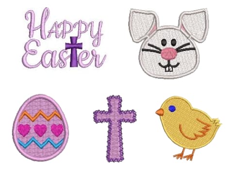 Easter Embroidery Design Pack