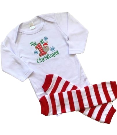 My First Christmas Baby Outfit