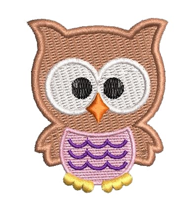 Owl Embroidery Design