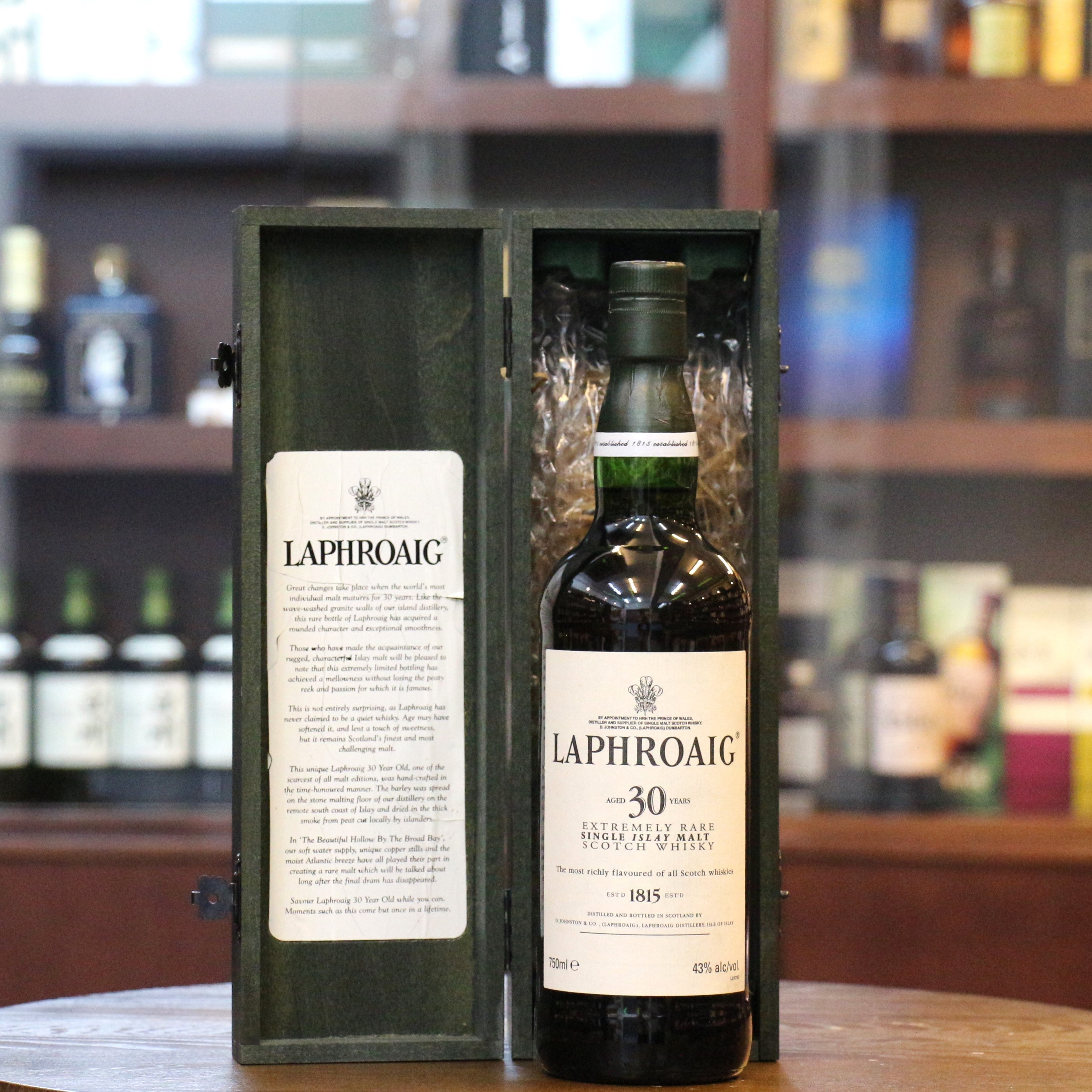 Laphroaig 10 Years 43% Single Malt Scotch Whisky 750 ML | Mizunara