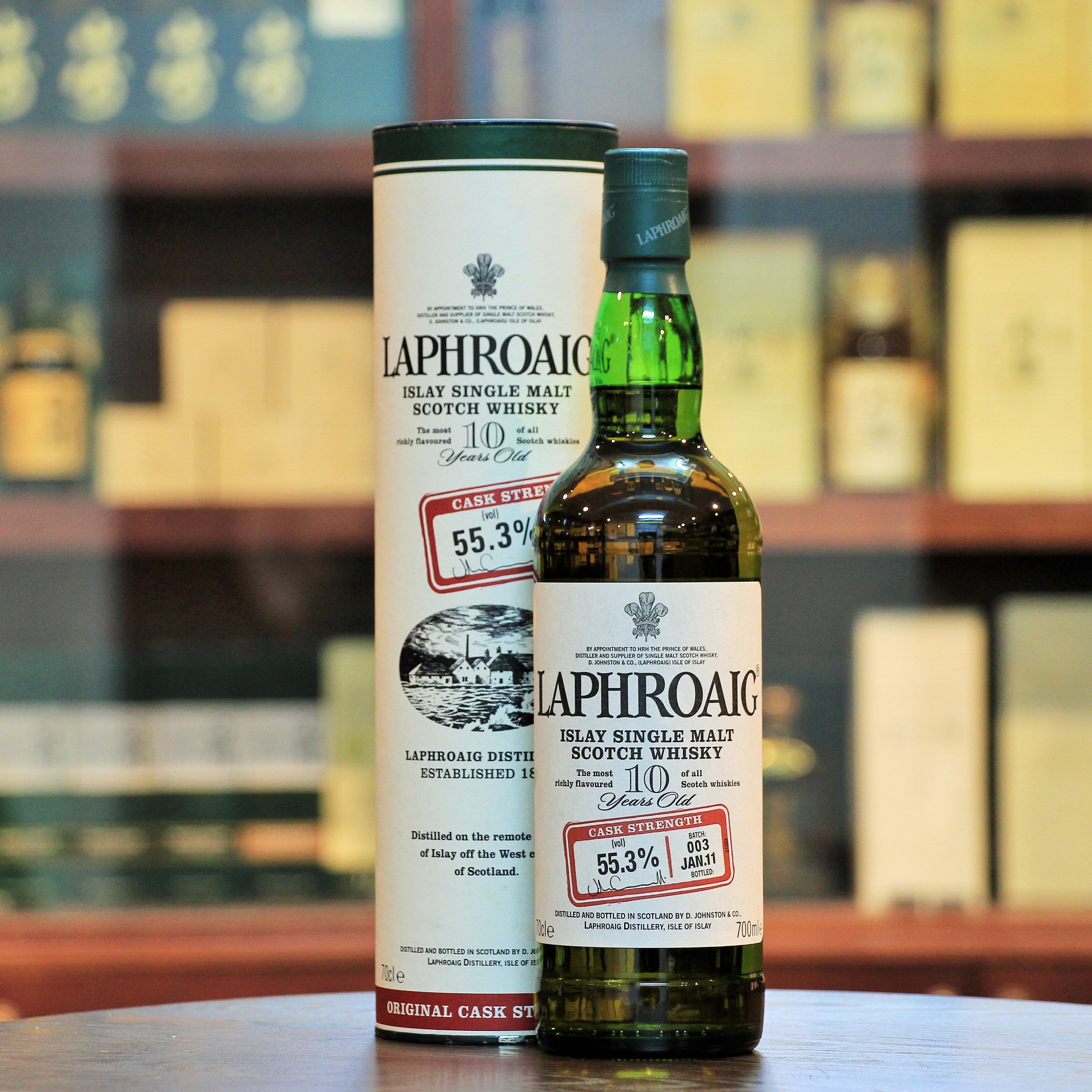 Laphroaig 10 Years 43% Single Malt Scotch Whisky 750 ML | Mizunara