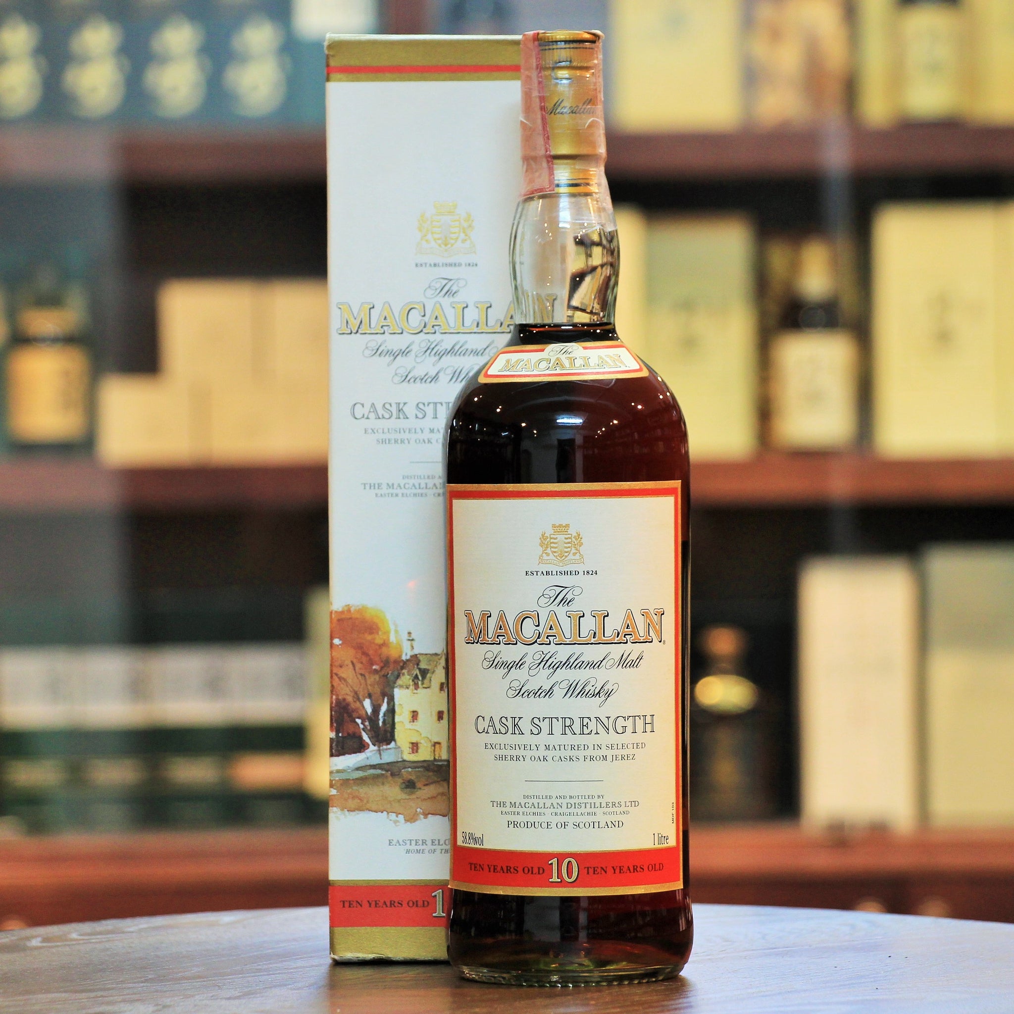 Macallan 10 Year Old Cask Strength Old Bottling Discontinued Mizunara The Shop