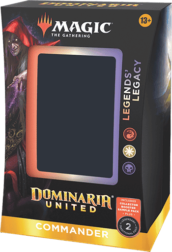  Magic: The Gathering Dominaria United Commander Deck – Legends'  Legacy + Collector Booster Sample Pack : Toys & Games