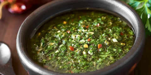 Chimichurri for asado, meat, and other dishes