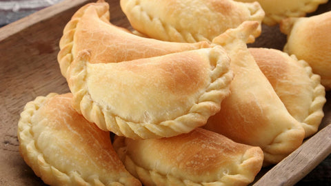 Empanadas meat or cheese filled pastry snack