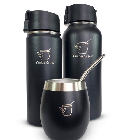 Yerba Crew thermos