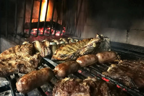 Asado on an Argentina grill