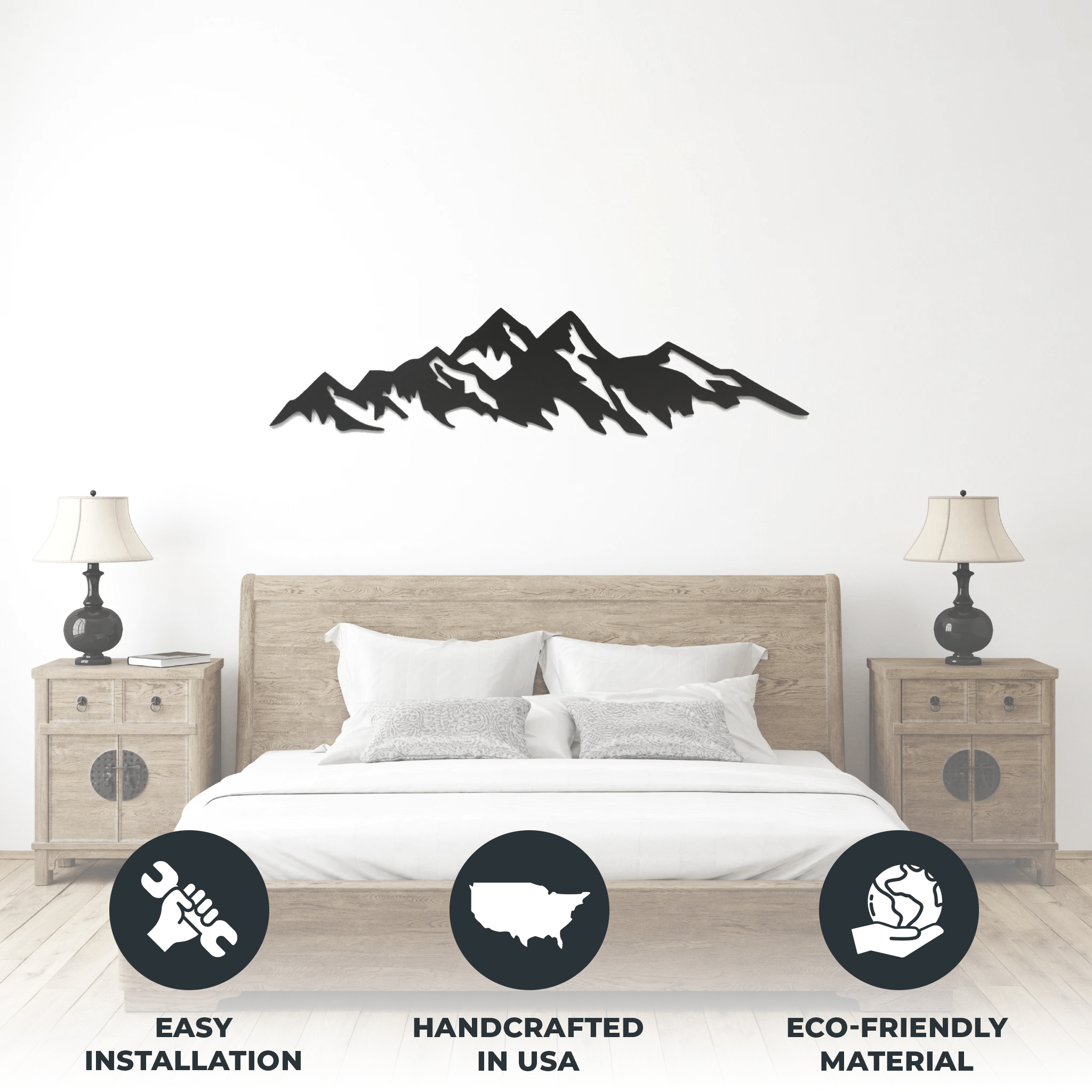 Mountains - Metal Wall Art