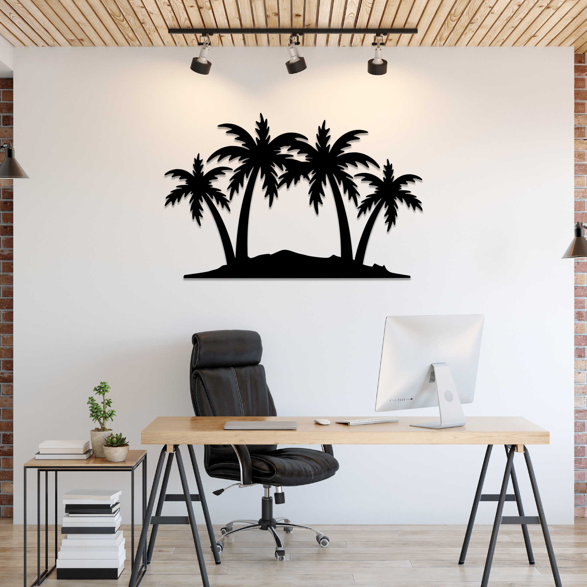 Palm Trees - Metal Wall Art