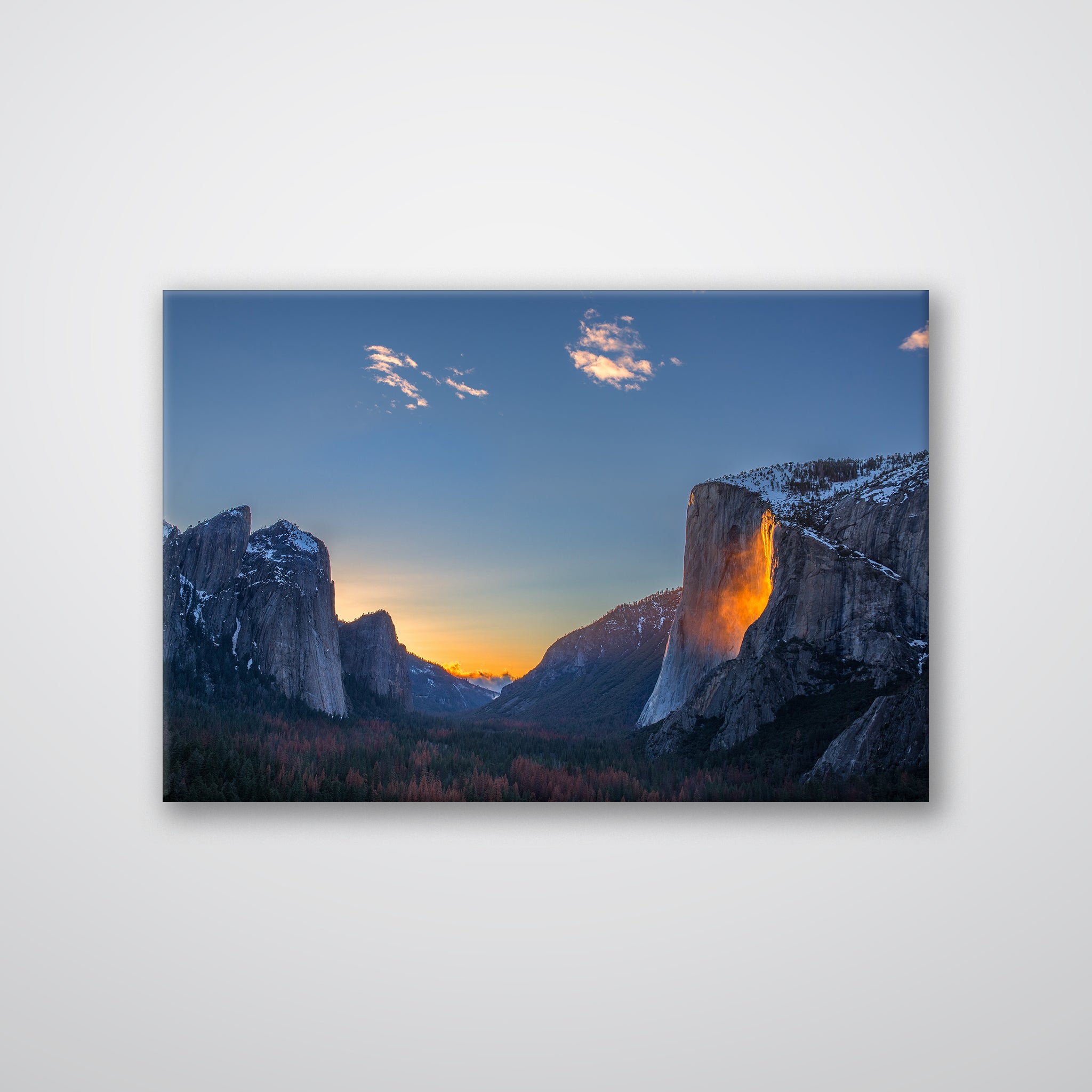 Image of Yosemite Firefall - Metal Print