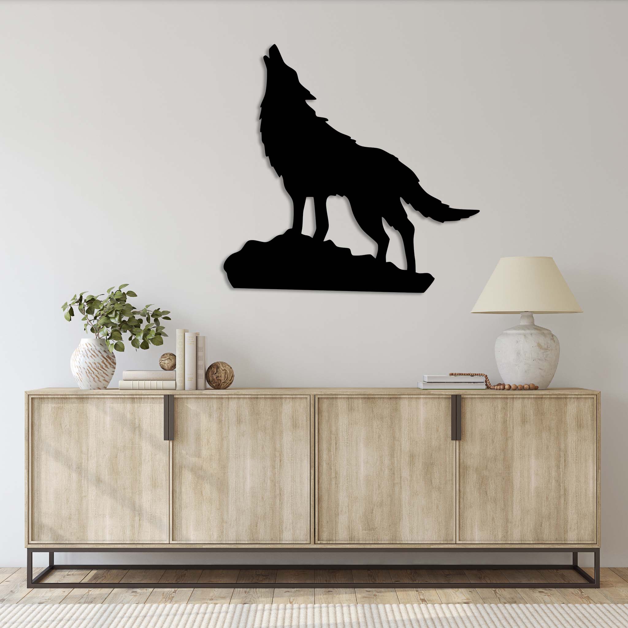 Home / Howling Wolf Alternative - Metal Wall Art