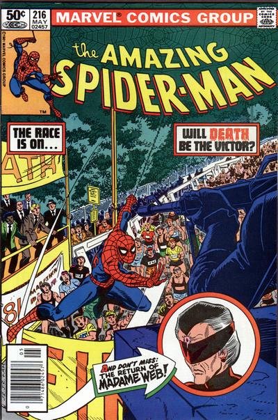 Amazing Spider-Man Vol 1 (1963) #216 Newsstand Edition from MARVEL COMICS –  A Little Shop of Comics