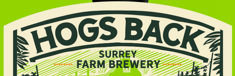 New Hogs Back Brewery logo including Surrey Farm Brewer