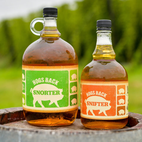 Snorter and Snifter glass beer flagons