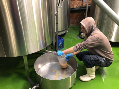 East Coast IPA beer being brewed