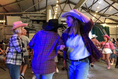 Barn dancers at the 30th birthday brewery barn dance