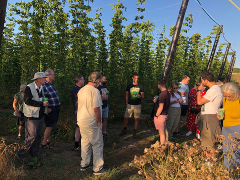 Hop Garden Open Evening visitors