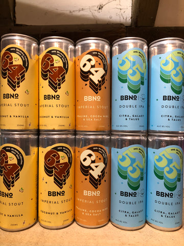 Brew By Numbers beer cans