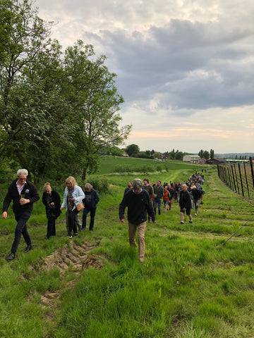 Beating the bounds around the hop garden