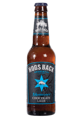 Montezumas chocolate lager bottle