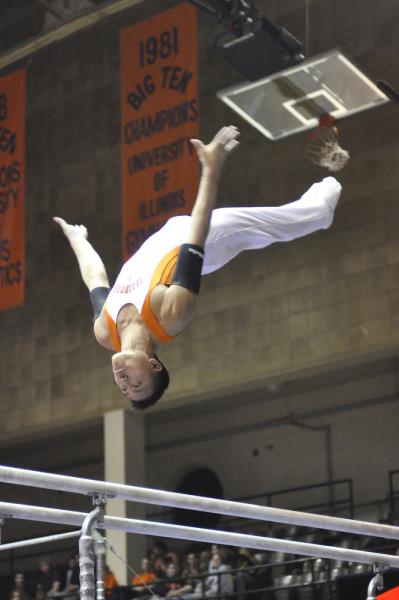 Chris Lung on Parallel Bars