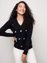 Load image into Gallery viewer, Hearts Sweater - (2 colors)
