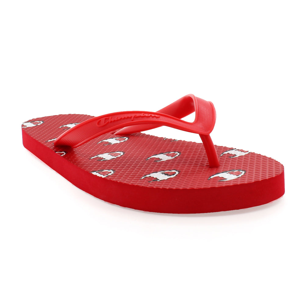 champion red sandals