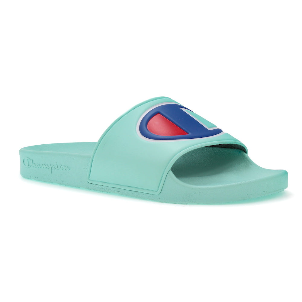 mint green champion slides