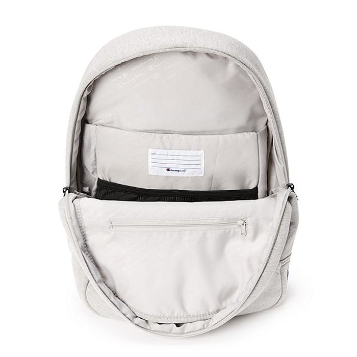 champion black and white backpack