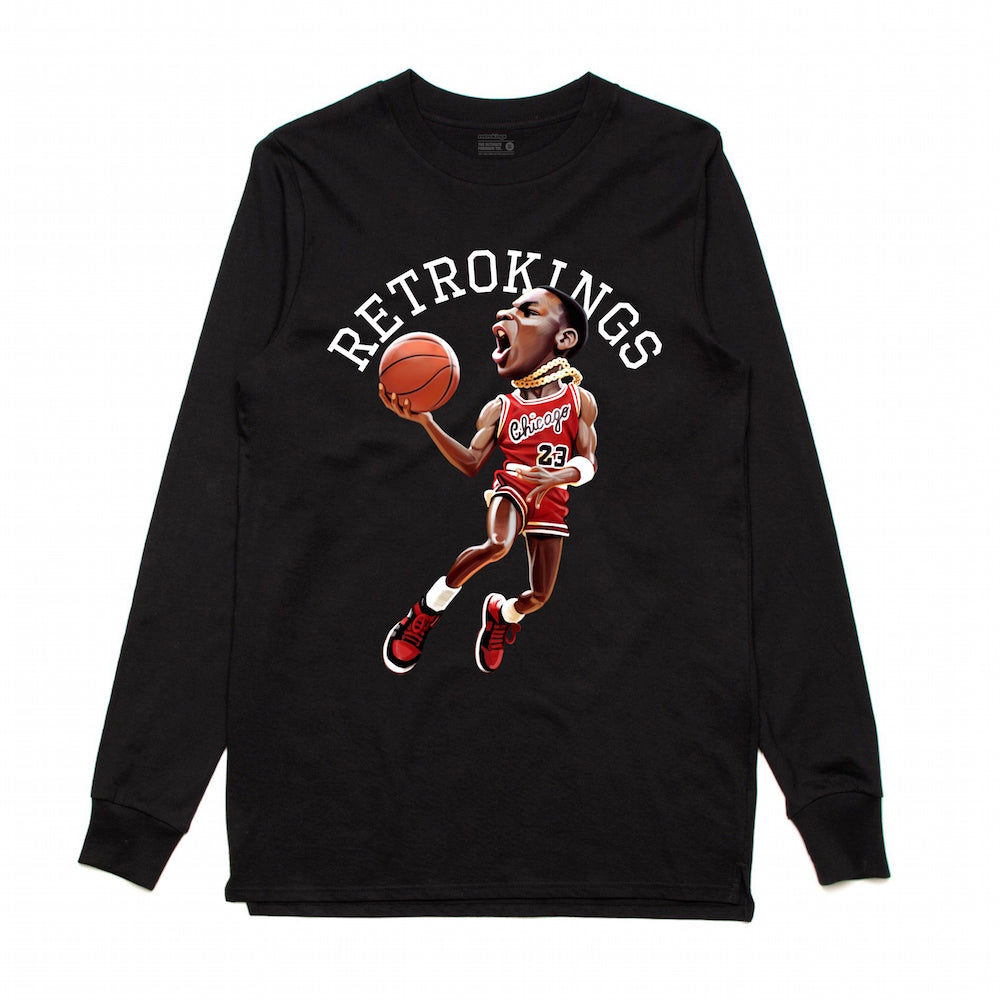 Retro Kings MJ 1985 Black L/S Tee – Beyond Hype Premier Streetwear