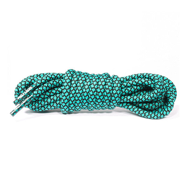 teal shoelaces