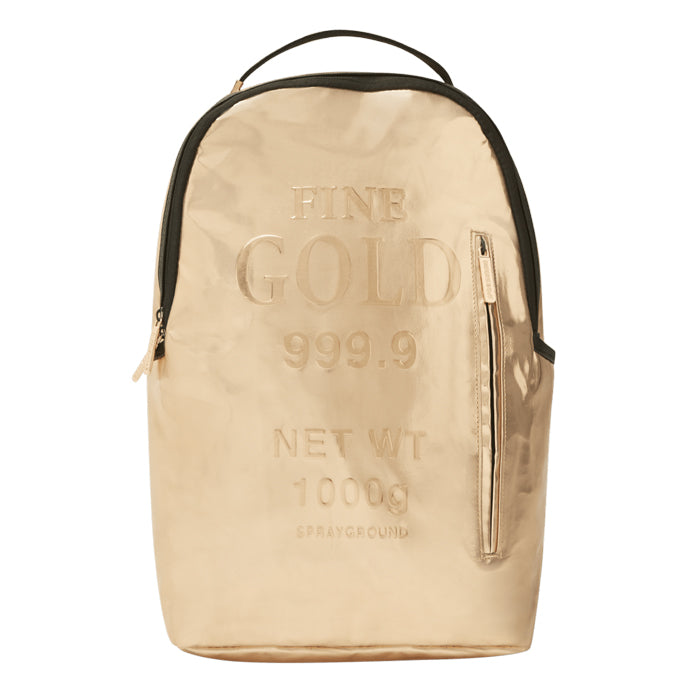 gold bookbag