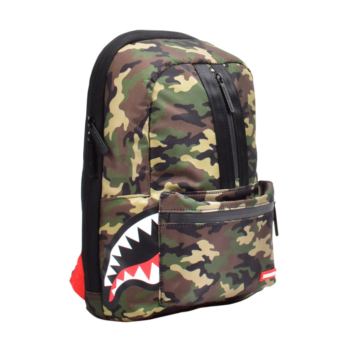 Sprayground One Strap Camo Shark Backpack – Beyond Hype | Premier Streetwear