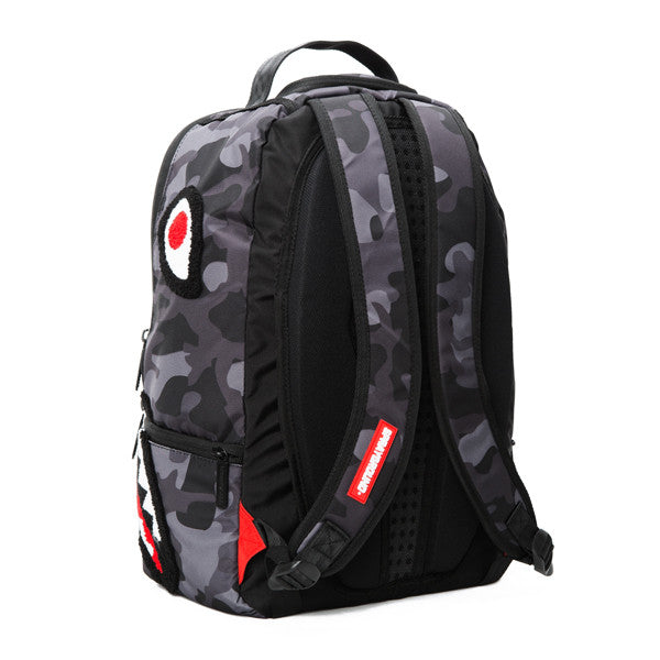 Sprayground Chenille Black Camo Shark Backpack – Beyond Hype | Premier Streetwear