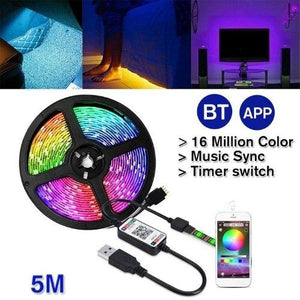 LED Strip Light 5050 RGB 1M Bluetooth controlled