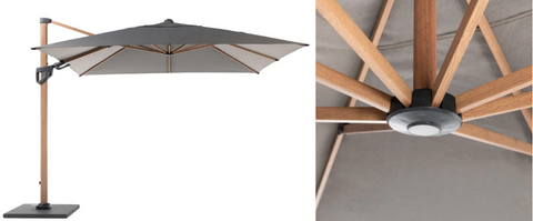 Cantilever umbrellas