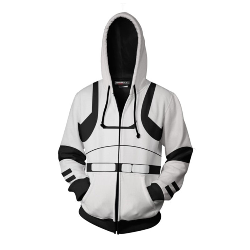 star wars zip up hoodie