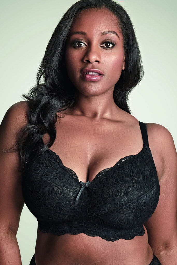 Panache Lingerie Katherine Non-wired Nursing bra G-M cup BLACK –