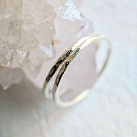 Kelly sterling silver stacking rings