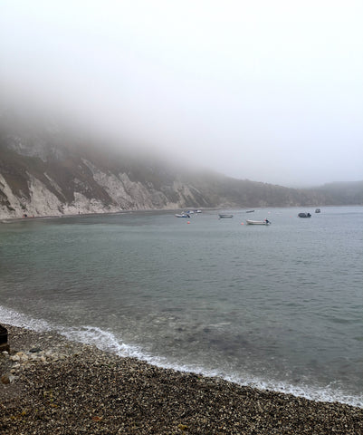 Lulworth cove beach