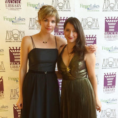 Erica Bapst and Hannah Taylor-Anderson at Adorn's 10th anniversary celebration fundraiser 2014