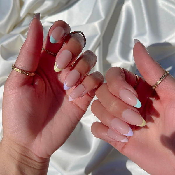 french almond nails